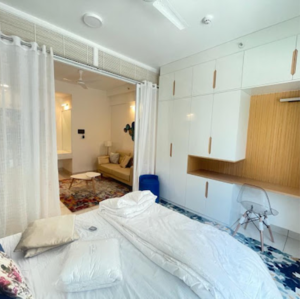 Bedroom in 1 RK Apartment at L&T Raintree Boulevard Phase 2, Nh 7 – for Rent