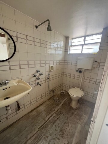 Bathroom in 2 BHK Apartment at Prabhat Apartment, Prabhat Road – for Rent