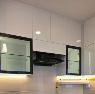 Kitchen in 2 BHK Apartment at Sobha Dream Gardens, Kannur – for Rent