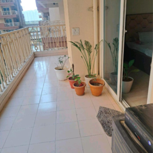 Balcony in 2 BHK Apartment at Gaur City 1st Avenue, Gaur City 1 – for Rent