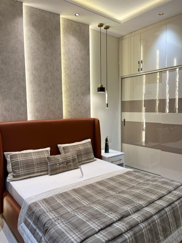 Bedroom, dhakoli 3 Bedroom 1850 Sq.Ft. Apartment In Dhakoli Zirakpur 9688605