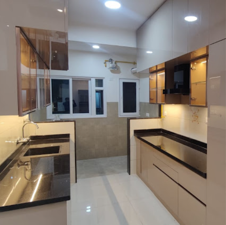 Kitchen, l-t-raintree-boulevard-phase-2 3 Bedroom 1935 Sq.Ft. Apartment In Nh 7 Bangalore 9688611