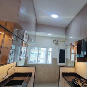 Kitchen in 3 BHK Apartment at L&T Raintree Boulevard Phase 2, Nh 7 – for Rent