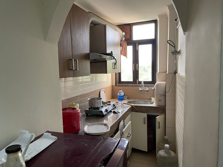 Kitchen, neb sarai 2 Bedroom 800 Sq.Ft. Builder Floor In Neb Sarai Delhi 9688646