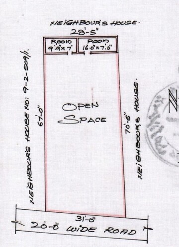  Plot – Map Location View at Langar Houz - for Sale