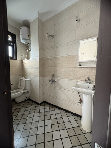 Bathroom in 1 BHK Builder Floor at Chattarpur – for Rent