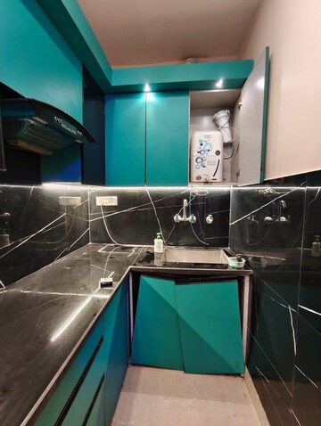 Kitchen in 1 BHK Builder Floor at Dwarka Mor – for Rent