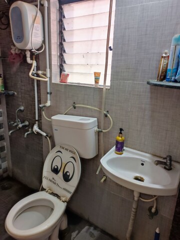 Bathroom in 2 BHK Apartment at Aishwarya Laxmi, Wagholi – for Rent