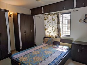 Bedroom in 2 BHK Apartment at Aishwarya Laxmi, Wagholi – for Rent