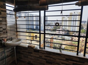 Staircase in 2 BHK Apartment at Aishwarya Laxmi, Wagholi – for Rent