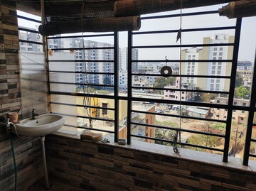 Staircase in 2 BHK Apartment at Aishwarya Laxmi, Wagholi – for Rent