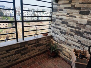 Balcony in 2 BHK Apartment at Aishwarya Laxmi, Wagholi – for Rent