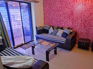 Bedroom in 2 BHK Apartment at Aishwarya Laxmi, Wagholi – for Rent