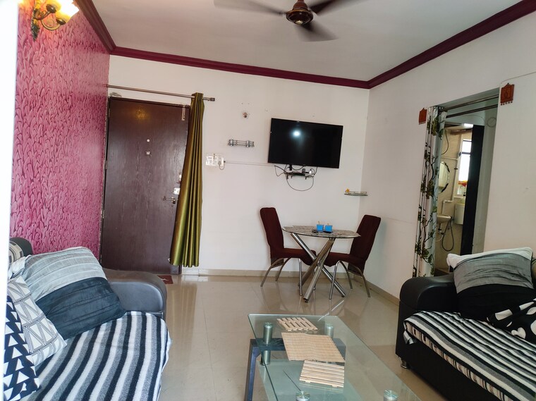 Living Room, aishwarya-laxmi 2 Bedroom 910 Sq.Ft. Apartment In Wagholi Pune 9688739