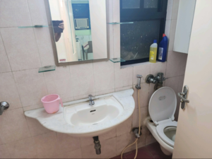 Bathroom in 3 BHK Apartment at Spring Leaf 6 CHS, Kandivali East – for Sale