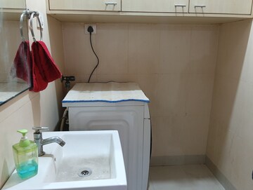 Bathroom in 2 BHK Apartment at Sheth Vasant Galaxy, Goregaon West – for Rent