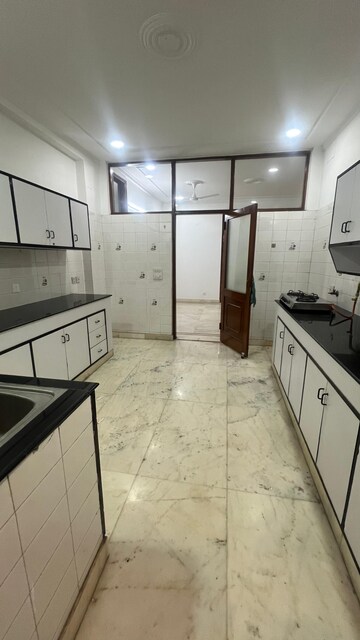 Kitchen in 3 BHK Builder Floor at Defence Colony – for Rent