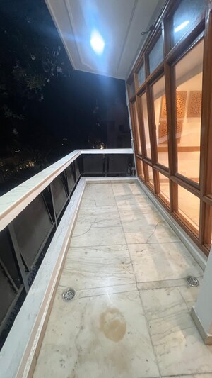 Balcony in 3 BHK Builder Floor at Defence Colony – for Rent
