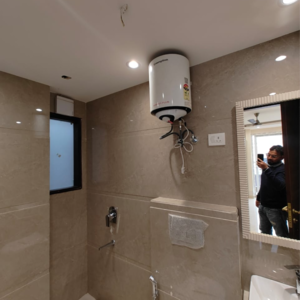 Bathroom in 3 BHK Builder Floor at Lajpat Nagar I – for Rent