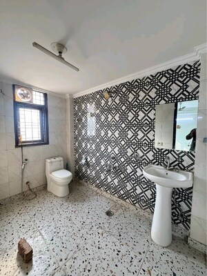 Bathroom in 2 BHK Builder Floor at Chattarpur – for Rent