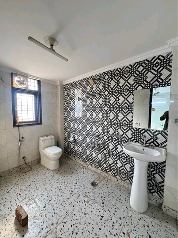 Bathroom in 2 BHK Builder Floor at Chattarpur – for Rent