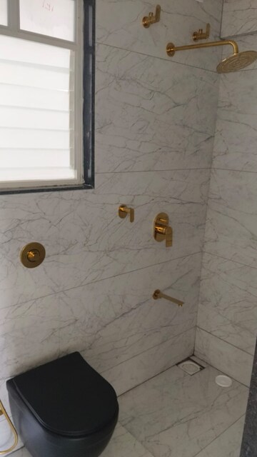 Bathroom in 2 BHK Apartment at Punawale – for Rent