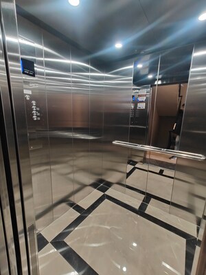 Staircase in 3 BHK Apartment at Cunningham Apartments, Vasanth Nagar – for Rent