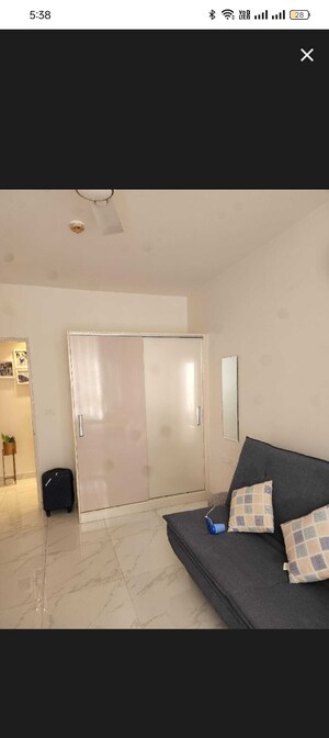 Bathroom in 2 BHK Apartment at Bhartiya Nikoo Homes, Thanisandra Main Road – for Rent