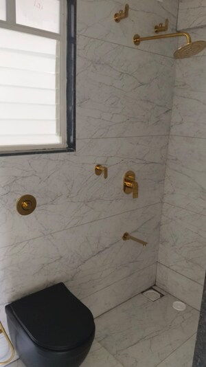 Bathroom in 2 BHK Apartment at Punawale – for Rent