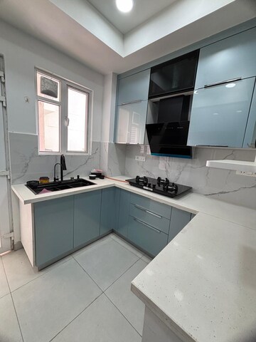 Kitchen in 3 BHK Apartment at One Oak Atmos, Gomti Nagar – for Rent