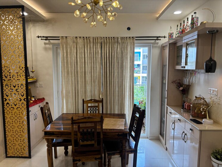 Living Room, bhartiya-nikoo-homes 3 Bedroom 1768 Sq.Ft. Apartment In Thanisandra Main Road Bangalore 9689044