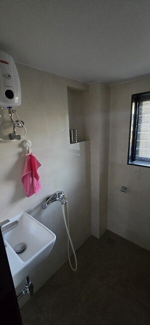 Bathroom in 2 BHK Apartment at Akshita Avenue, Borivali West – for Rent