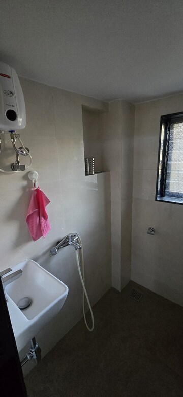 Bathroom in 2 BHK Apartment at Akshita Avenue, Borivali West – for Rent