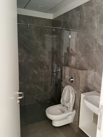 Bathroom in 3 BHK Apartment at Clover Highlands, Kondhwa – for Rent