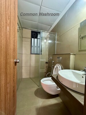 Bathroom in 3 BHK Apartment at ANP Memento, Wakad – for Rent