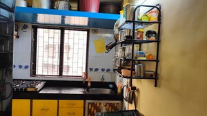 Kitchen in 1 BHK Apartment at Green View Complex, Borivali East – for Sale