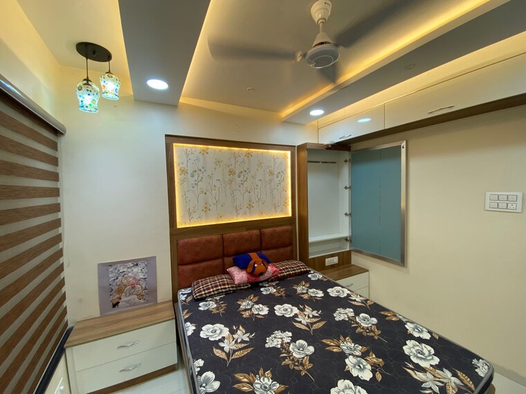 Bedroom, choice-park-vista 3 Bedroom 1250 Sq.Ft. Apartment In Lohgaon Pune 9689253