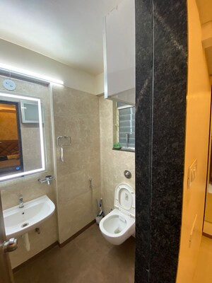 Bathroom in 3 BHK Apartment at Choice Park Vista, Lohgaon – for Rent