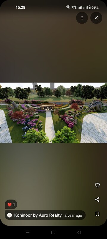 3 BHK Apartment – Garden View at Hi Tech City - for Sale