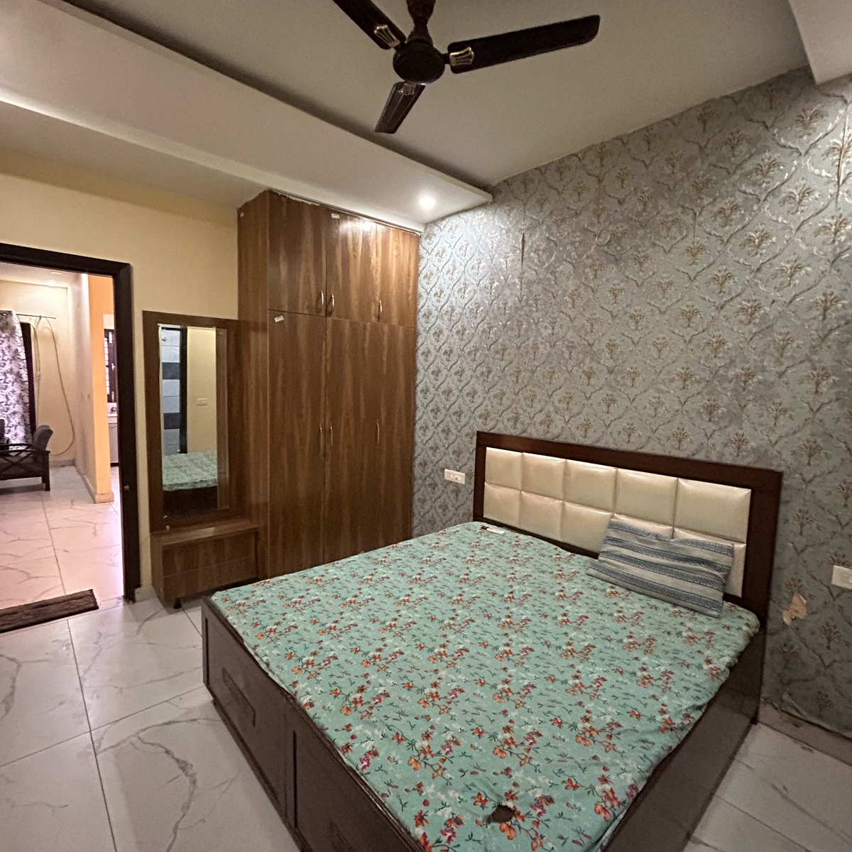 Bedroom, kharar landran road 2 Bedroom 1000 Sq.Ft. Apartment In Kharar Landran Road Mohali 9689307
