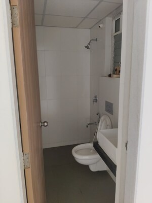Bathroom in 1 BHK Apartment at Kavya Residency Thane, Ghodbunder Road – for Rent