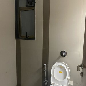 Bathroom in 3 BHK Apartment at Kumar Sophronia, Adarsh Nagar – for Rent