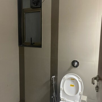 Bathroom in 3 BHK Apartment at Kumar Sophronia, Adarsh Nagar – for Rent