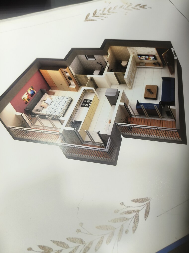 Floor Plan, sai-arcade-kalyan 2 Bedroom 575 Sq.Ft. Apartment In Kalyan West Thane 9689365