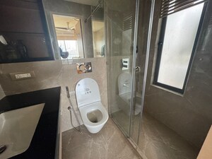Bathroom in 3 BHK Apartment at Willadel Apartment, Bandra West – for Rent