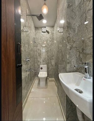 Bathroom in 3.5 BHK Builder Floor at Uttam Nagar – for Sale