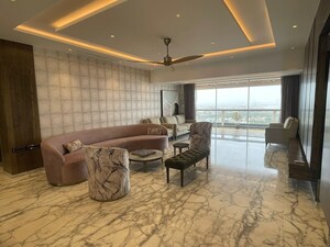 Living Room in 4 BHK Apartment at K Hemani Bay View, Andheri West – for Sale