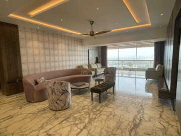 Living Room in 4 BHK Apartment at K Hemani Bay View, Andheri West – for Sale