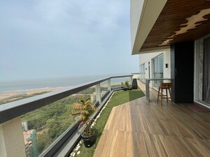Balcony in 4 BHK Apartment at K Hemani Bay View, Andheri West – for Sale
