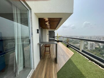 Balcony in 4 BHK Apartment at K Hemani Bay View, Andheri West – for Sale
